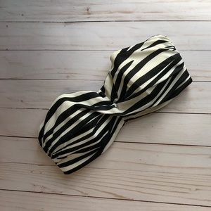 Victoria’s Secret zebra bandeau bikini top
